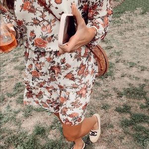 Aritzia floral dress